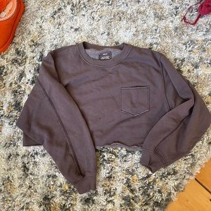 Aerie cropped crewneck